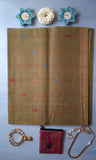 Olive Green Venkatagiri Handloom Cotton Saree