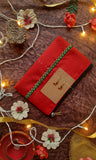 Fiery Red Matching Accessories Rakhi Gift Hamper for Sisters