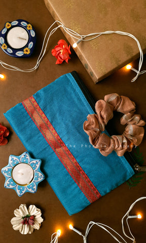 Copper Sulphate Blue Matching Accessories Rakhi Gift Hamper for Sisters