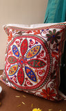 Multicolour Floral Embroidered Cushion Covers