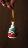 Red & Green Ceramic Bell