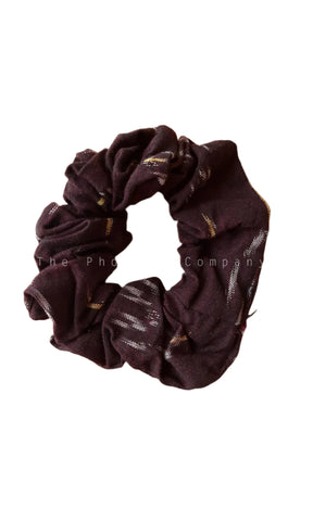 Jamun Ikat Scrunchie