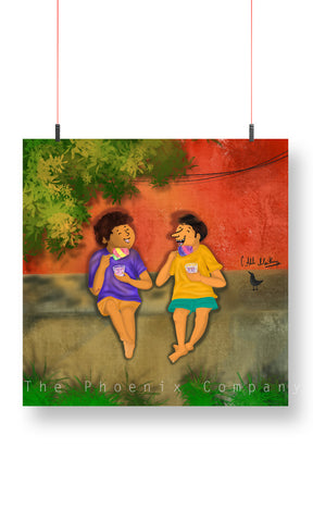 Ice Gola Friendships Art Print