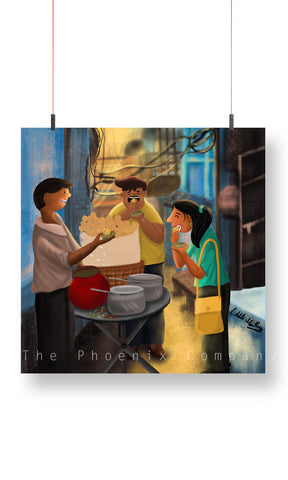 Paani Puri Art Print