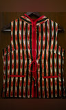 Black & Red striped Ikat Jacket