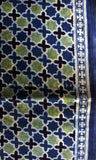 Blue Ajrakh Cotton Saree