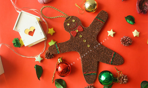 Gingerbread man Handmade Christmas Decoration