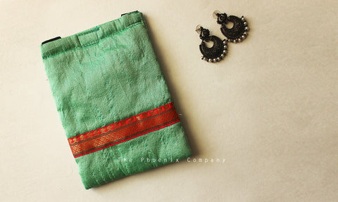 Pastel Green Mobile Phone Pouch