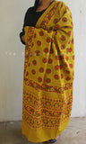Mustard Ajrakh Dupatta