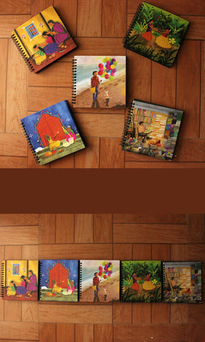 No Place Like Home... Square Notebooks (Set of 5)
