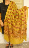 Mustard Ajrakh Dupatta