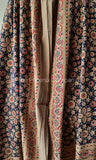 Brown and black Intricate Patterns Ajrakh Dupatta