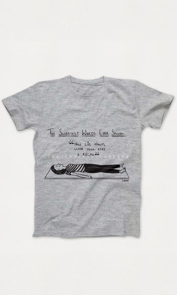 Grey Melange Relax Workout T-Shirt